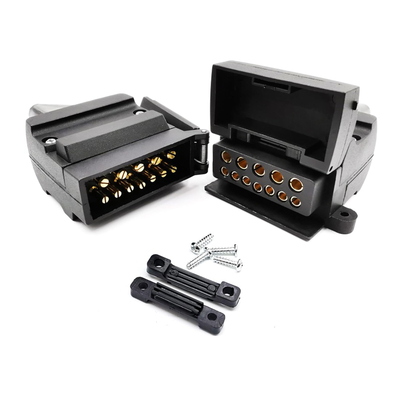 DAYLIGHE 12 V 12Pin Flachanhänger Stecker Buchse 12Pin Anhänger Stecker Stecker Stecker Anhänger Steckdose Anhängeranschluss Männliche Frau DAYLIGHE 12 V 12Pin Flachanhänger Stecker Buchse 12Pin Anhänger Stecker Stecker Stecker Anhänger Steckdose Anhängeranschluss Männliche Frau von DAYLIGHE