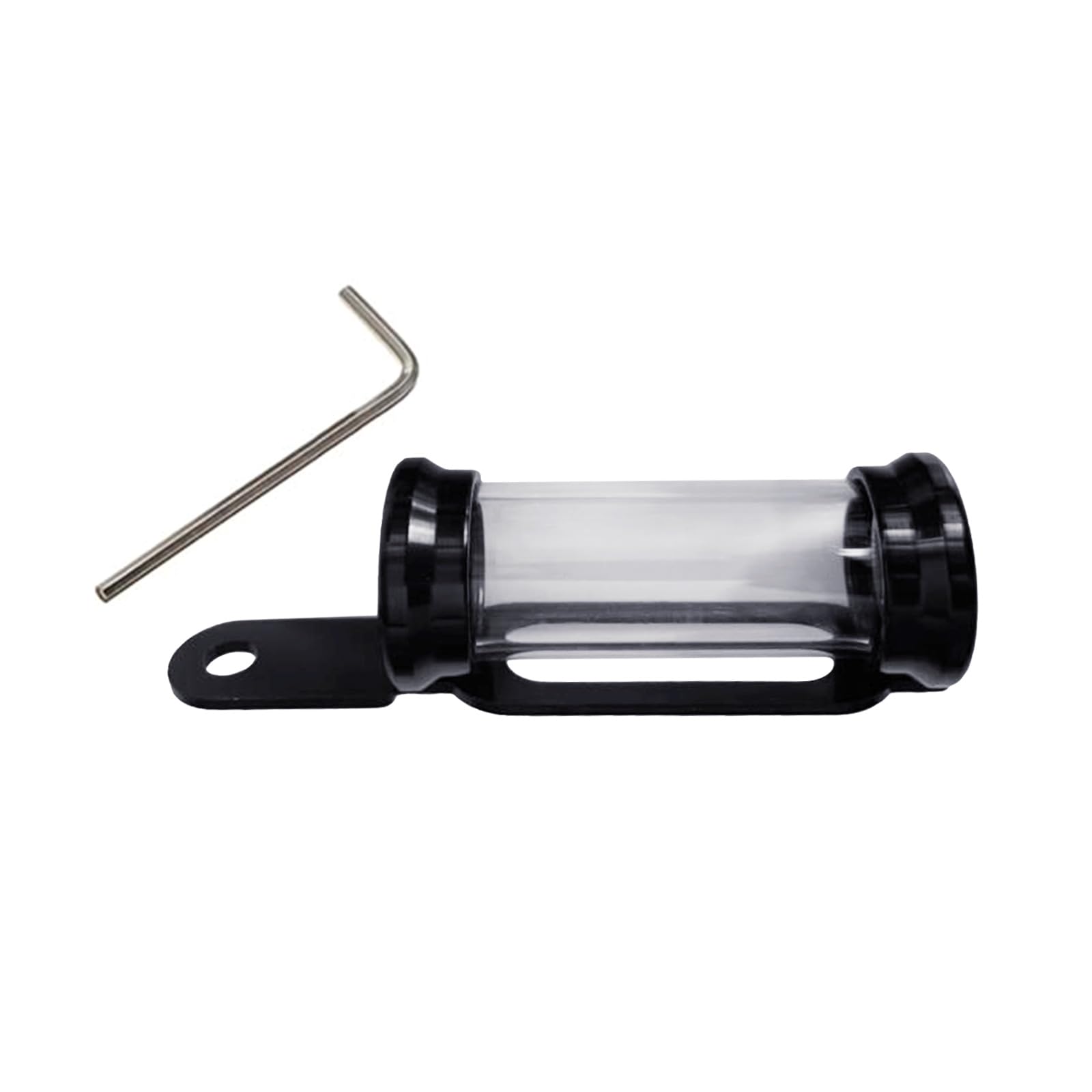 DAYLIGHE Universelle Motorräder Metallsteuerscheibenrohrhalter Ständer Moped Scooter Transparent Zylinderpapier Platzingrohr Wasserdicht DAYLIGHE Universelle Motorräder Metallsteuerscheibenrohrhalter Ständer Moped Scooter Transparent Zylinderpapier Platzingrohr Wasserdicht von DAYLIGHE