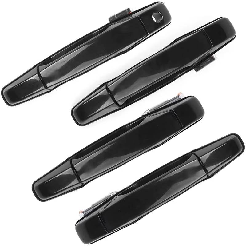 DAYOTIE Außentürgriff Kompatibel Mit Cadillac Für Escalade EXT 2007–2010 2011 2012 2013. 4-teilige Auto-Außentürgriffe. Modell: 20828258 22738721 25960525 15915150.(Type2) von DAYOTIE