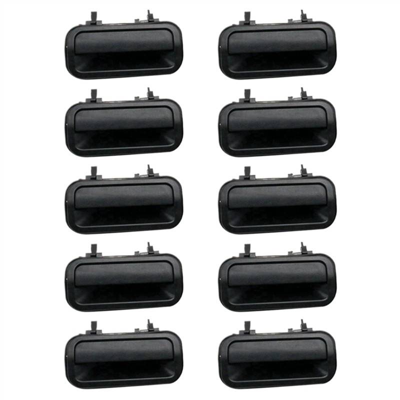 DAYOTIE Außentürgriff Kompatibel Mit Isuzu Für Rodeo Für Pickup 1998 1999 2000 2001 2002 2003 Auto Schwarz Außentürgriffe Hinten Rechts Ersatz OEM: IZ1521106 von DAYOTIE