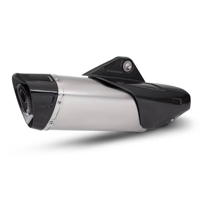DAYOTIE Kompatibel Mit R3 Für MT07 Für TMAX Motorrad-Auspuffrohr 51 Mm Universal-Motorradauspuff Modifizieren Schalldämpfer Mit Abdeckung Motorrad Mittelrohr von DAYOTIE