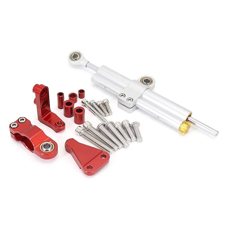DAYOTIE Lenkungsdämpfer Kompatibel Mit Aprilia Für RS660 2021 2022 2023 Motorradzubehör Lenkungsstabilisator-Dämpfer-Montagehalterungssatz(NO.10) von DAYOTIE