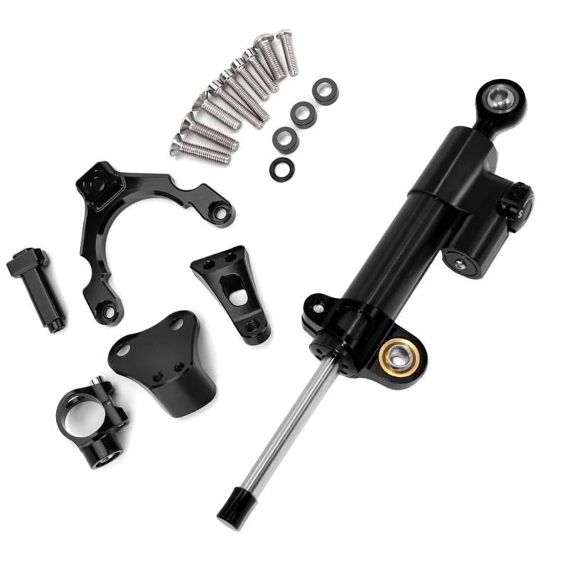 DAYOTIE Lenkungsdämpfer Kompatibel Mit Z900 2017 2018 2019 Motorrad Lenkstabilisierungsdämpferhalterungsunterstützung Lenkerstabilisator Kit Teile Universell von DAYOTIE
