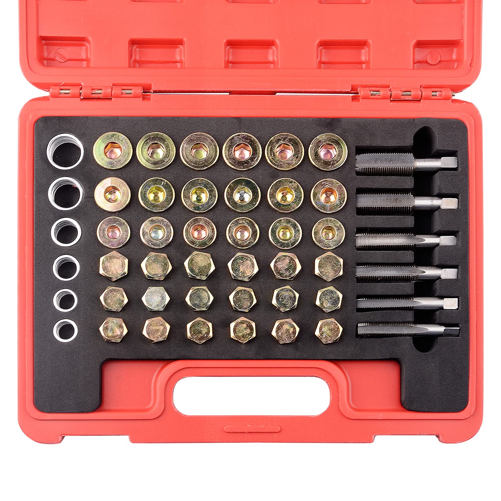 DAYUAN 114tlg Ölwanne Gewindereparatur Ölblassschraube Reparatursatz M13 x 1,25 | M13 M15 M17 M20 M22 x 1,5 DAYUAN 114tlg Ölwanne Gewindereparatur Ölblassschraube Reparatursatz M13 x 1,25 | M13 M15 M17 M20 M22 x 1,5 von DAYUAN