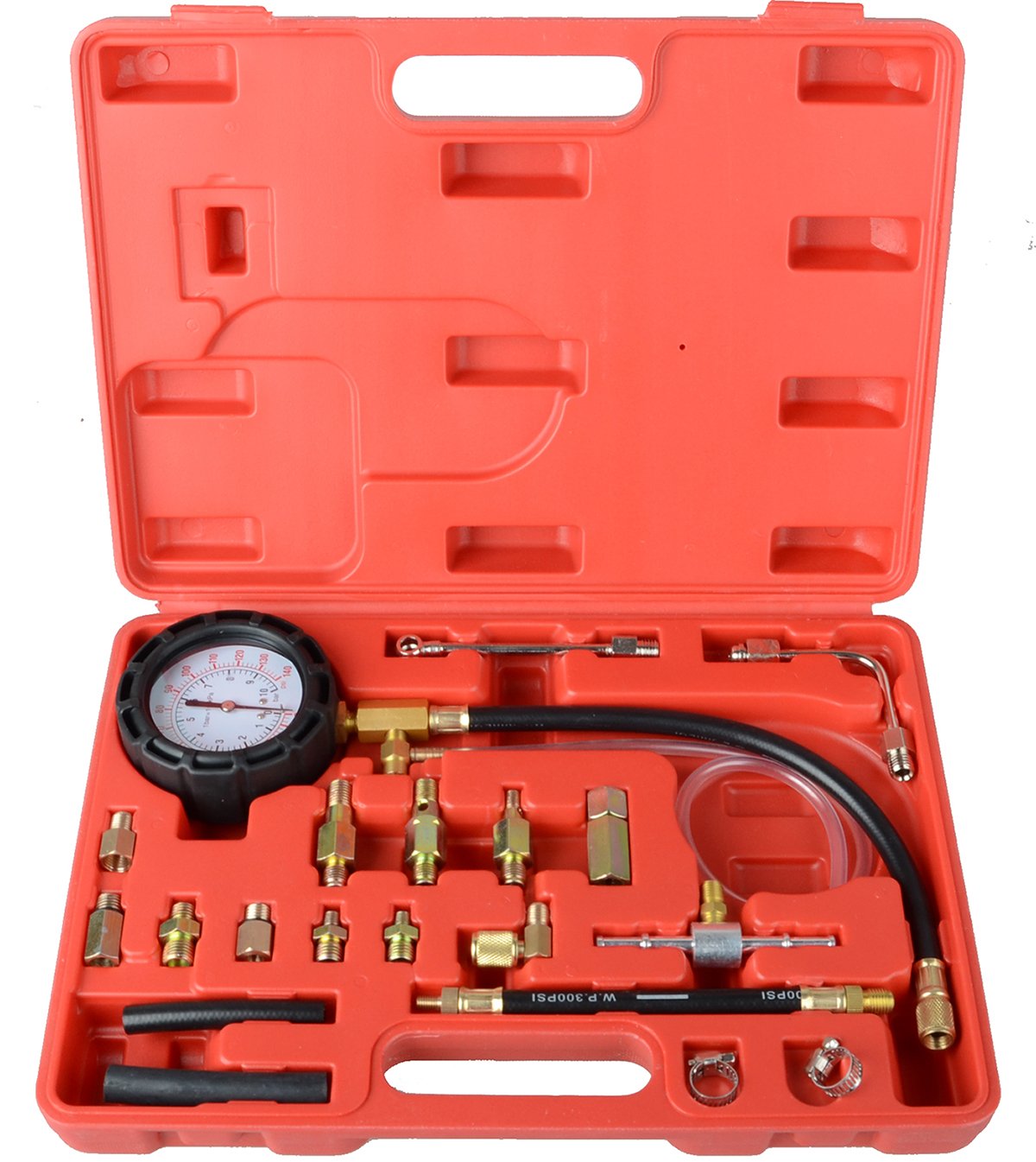 DAYUAN Benzindruck-Tester Set Einspritzanlage Benzindruck-Prüfer Set Druckprüfer Auto PKW Krafststoffdruckmesser DAYUAN Benzindruck-Tester Set Einspritzanlage Benzindruck-Prüfer Set Druckprüfer Auto PKW Krafststoffdruckmesser von DAYUAN