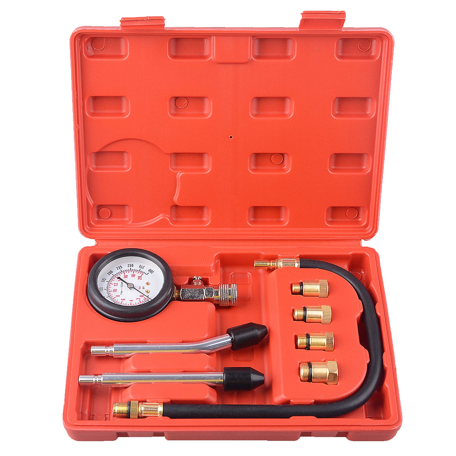 DAYUAN Kompressionsprüfer Set Kompressionstester Motor Kompression prüfen meßen Kfz M10 M12 M14 M18 0-20 bar & 0-300 psi DAYUAN Kompressionsprüfer Set Kompressionstester Motor Kompression prüfen meßen Kfz M10 M12 M14 M18 0-20 bar & 0-300 psi von DAYUAN