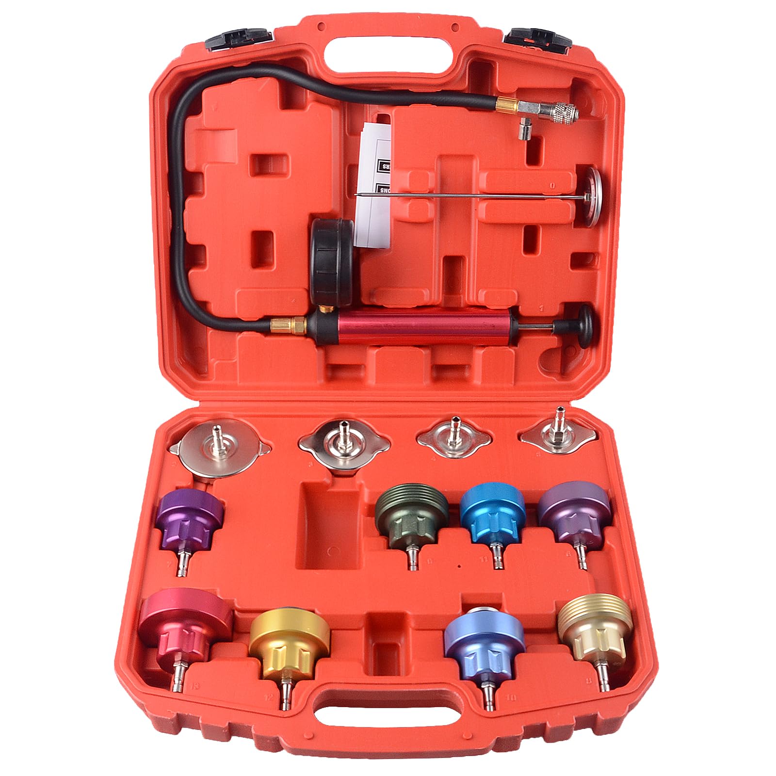 DAYUAN 14-TLG Kühlsystemtester Kühlerabdrückgerät Kühler Druck Prüfung Abdrückgerät Kühlsystem Tester DAYUAN 14-TLG Kühlsystemtester Kühlerabdrückgerät Kühler Druck Prüfung Abdrückgerät Kühlsystem Tester von DAYUAN