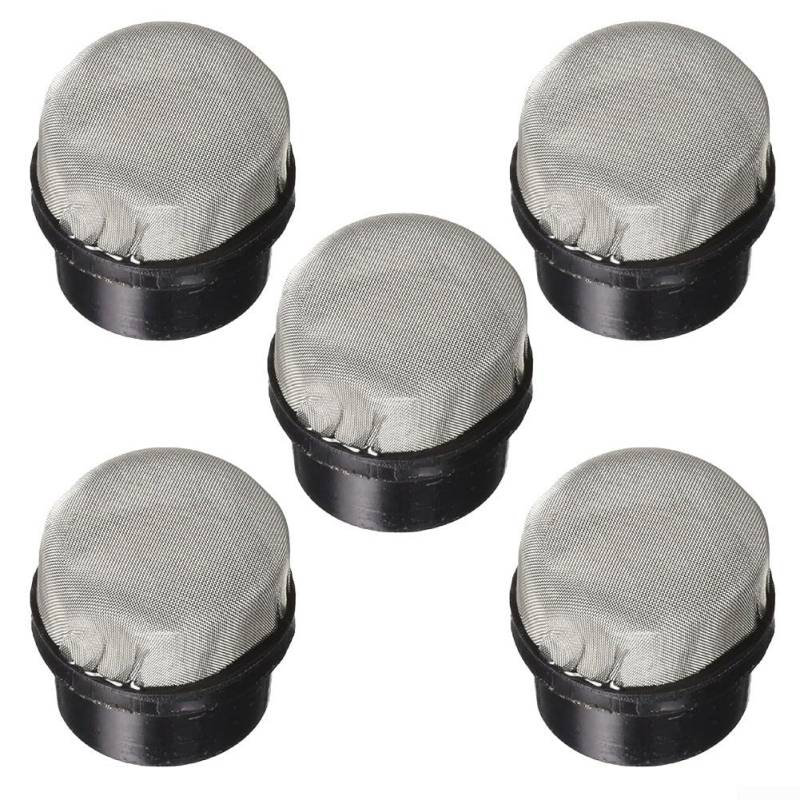 DAZZLEEX 5 Stück 190106Z Siebkappe, Luftentlüftungs-Ersatz, für Easy Clean Filter Plus für EasyClean D.E. Quad D.E. Filter, Gummi-Ventilschutz von DAZZLEEX
