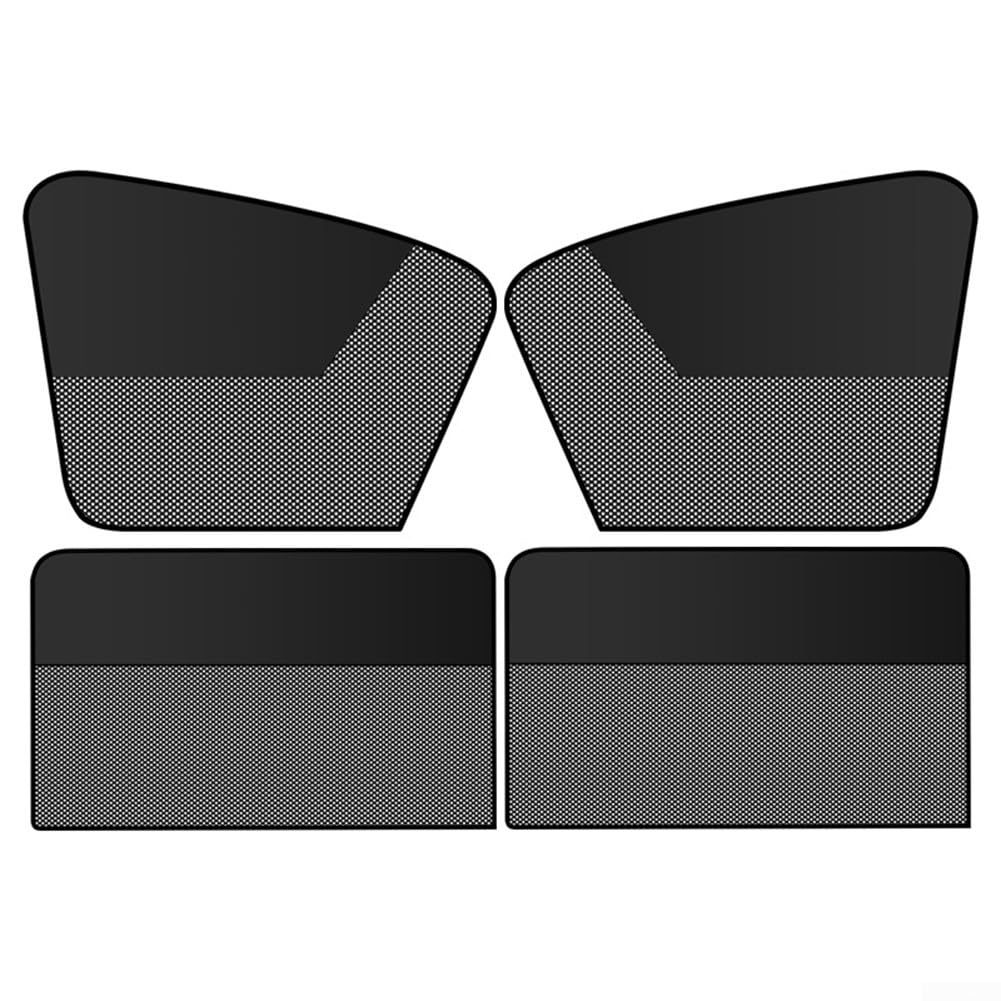 DAZZLEEX Autofenster-Sonnenschutz, faltbares zweilagiges Flip-Up-Mesh-Design, magnetische Befestigung, Auto-Sonnenschutz für beide Seiten- und Heckscheiben DAZZLEEX Autofenster-Sonnenschutz, faltbares zweilagiges Flip-Up-Mesh-Design, magnetische Befestigung, Auto-Sonnenschutz für beide Seiten- und Heckscheiben von DAZZLEEX