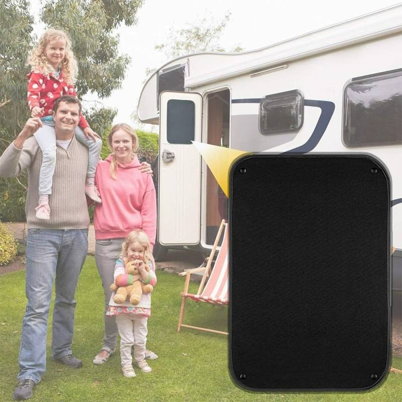 Faltbare Wohnmobil-Tür-Sonnenschutz, Verdunkelung, Sichtschutz, 40,6 x 63,5 cm, Camper-Eingang von DAZZLEEX
