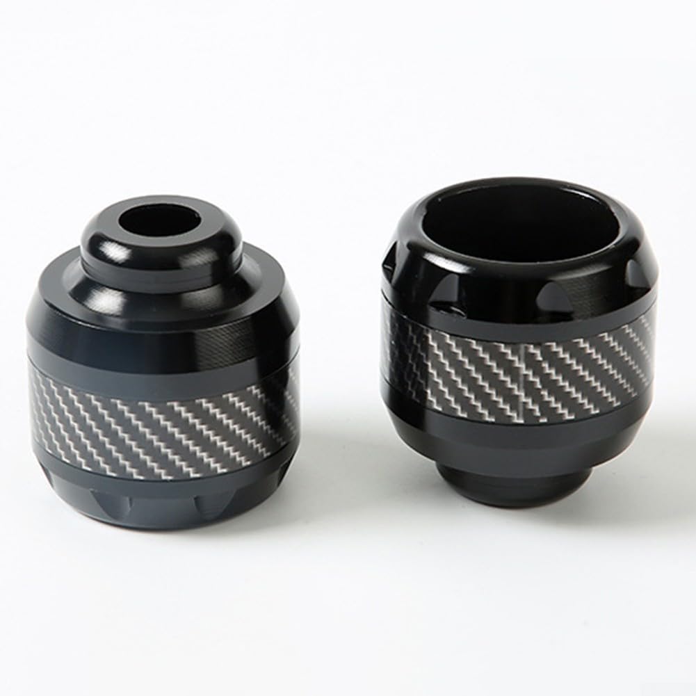 Stoßdämpfende Motorrad-Pads, Schutzgabelabdeckungen für Fahrersicherheit, Schwarz, 2 Stück Stoßdämpfende Motorrad-Pads, Schutzgabelabdeckungen für Fahrersicherheit, Schwarz, 2 Stück von DAZZLEEX