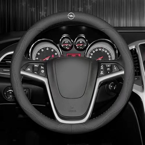 Auto Lenkradbezug für Opel Astra J Sports Tourer 2012-2015, Lenkradabdeckung Lenkradschoner Mikrofaser Leder Anti Rutsch Atmungsaktiv für Sommer Winter Lenkradhüllen Autozubehör Innenraum,B von DAliusha