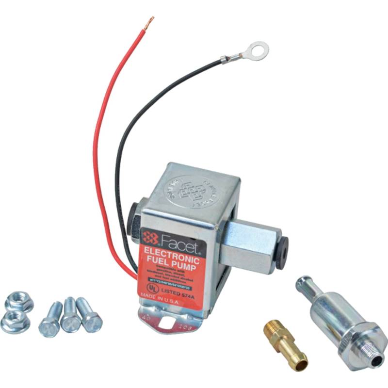 DB Electrical Facet-Purolator Facet FPF-FEP12SV Festkörper-Kraftstoffpumpen-Set, 12 V, 4-7 Psi, 30,5 cm Min. Trockenheber, 32 GPH von DB Electrical