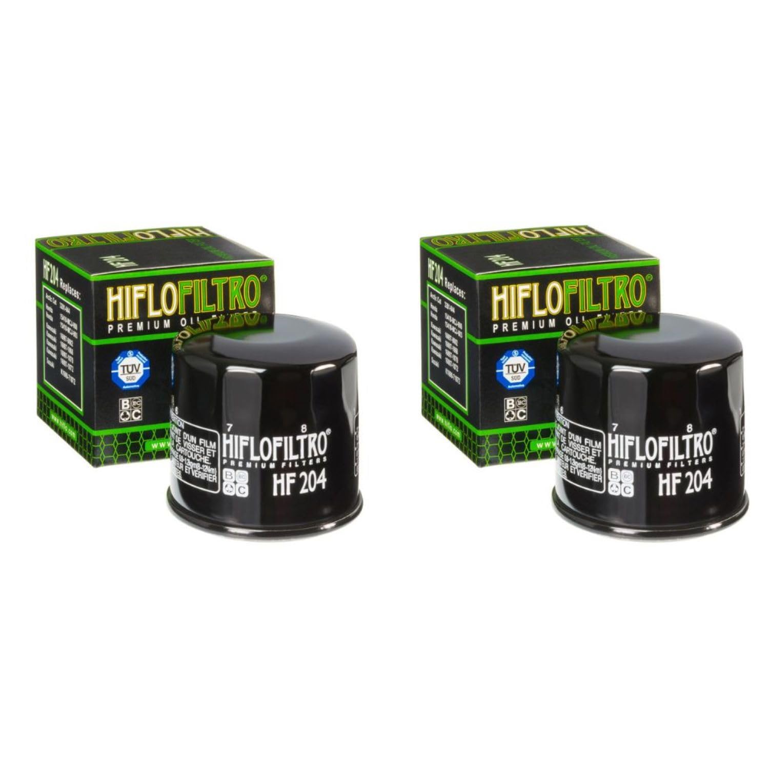 DB PARTS 2 Stück Ölfilter kompatibel mit Triumph 765 Street Triple RS Abs (HD01A-HD04) 2017 2018 2019 2020 2021 von DB PARTS