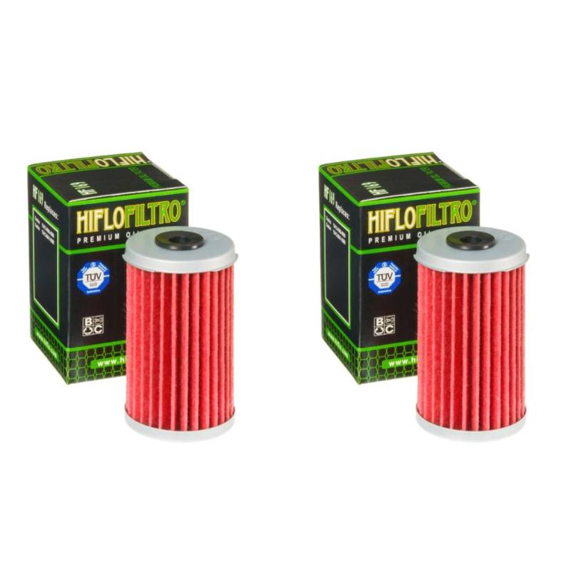 DB PARTS 2 Stück Ölfilter passend für Daelim 125 VJF R Fi Roadwin, Roadstar (BA8BLS) 2007 2008 2009 2012 2013 2014 2015 2016 2017 2018 von DB PARTS
