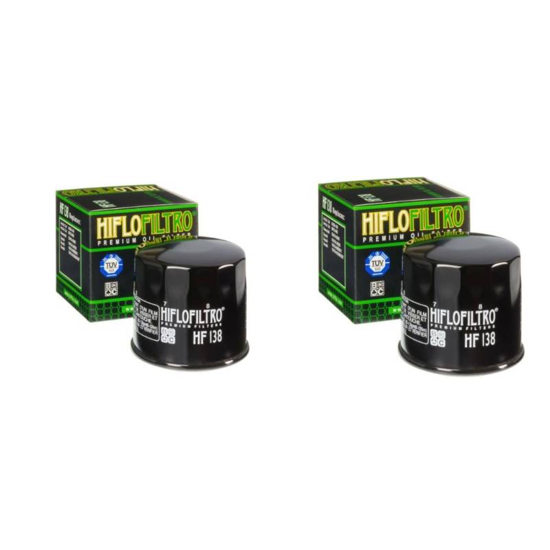 DB PARTS 2 Stück Ölfilter passend für Kymco 400 Mxu (A40000) 2008 2009 2010 2011 2012 2013 2014 2015 2016 2017 2018 von DB PARTS