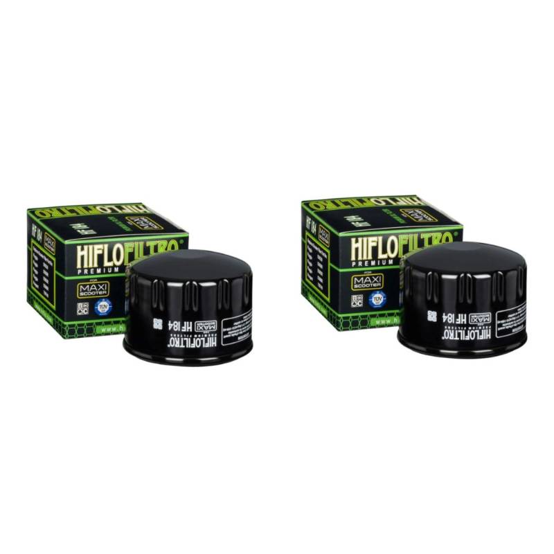 DB PARTS 2 Stück Ölfilter passend für Piaggio 500 MP3 ie HPE Business Abs 2019 von Homry
