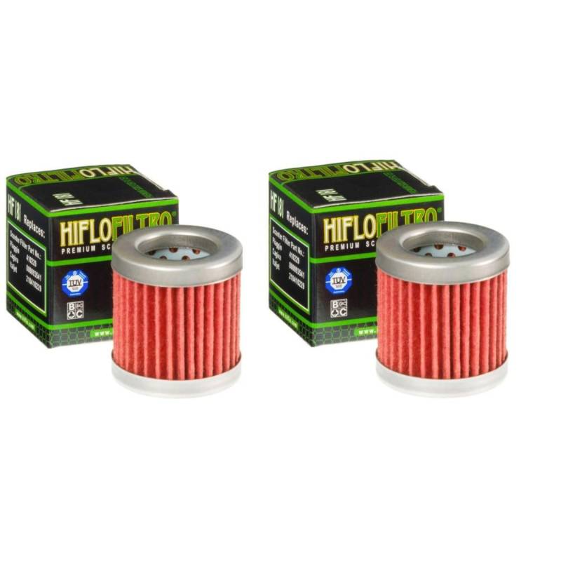 DB PARTS 2 Stück Ölfilter passend für Vespa 125 ET4 (M04000) 1997 1998 1999 von DB PARTS