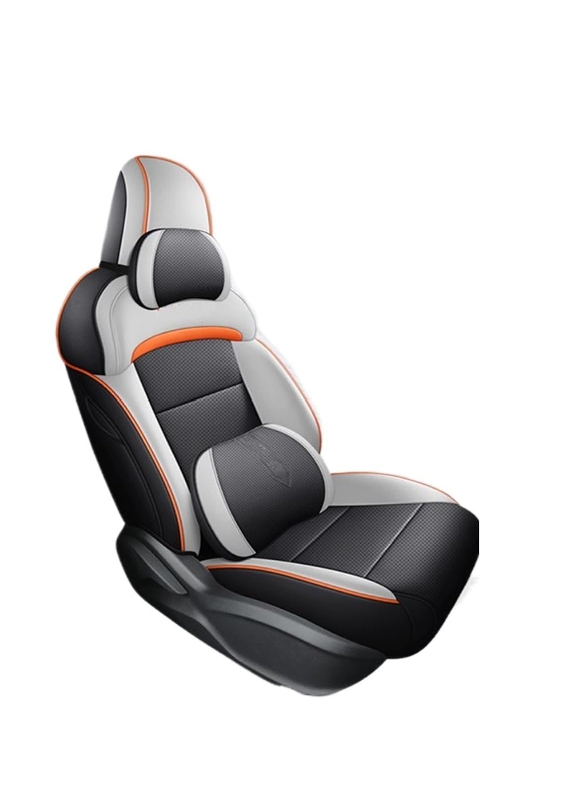 DBBPVPLFC Vordersitzbezüge Autositzbezug, speziell für MG 4 MG4 EV Mulan, komplettes Komplettset mit komplettem Set für vorne und hinten Autositzbezüge(Black Gray) von DBBPVPLFC