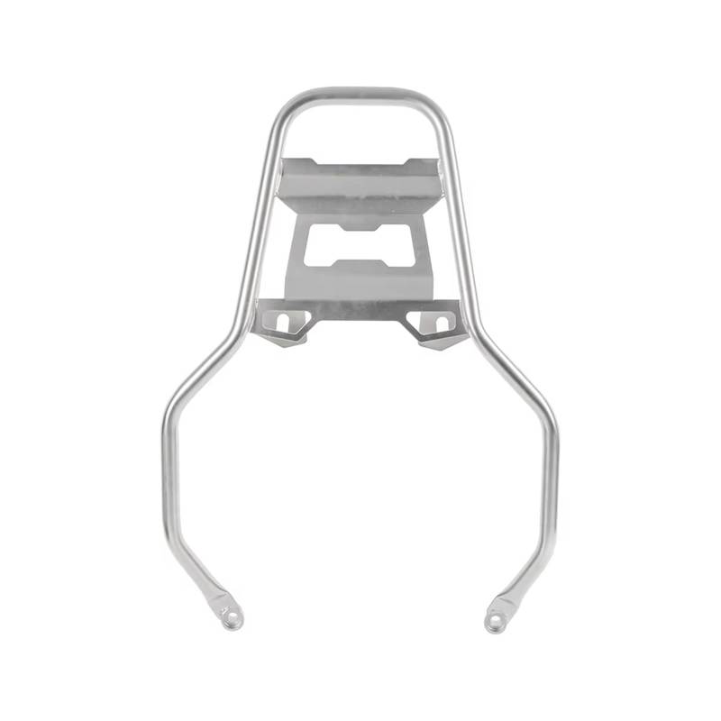 Gepäckregal Für F750GS Für F850GS Für ADV Abenteuer 2018 2019 2020 2021 2022 2023 2024 Motorrad Stamm Unterstützung Rack Schwanz Box Halterung Gepäckauflage(Silver Top Rack) von DBBPVPLFC