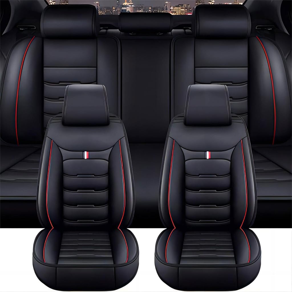 DBCFL Auto Sitzbezüge für Suzuki Reno 2000-2017 2018 2019 2020 2021 2022 2023 2024 2025, Leder Sitzschoner Komplettset Autositzbezüge Wasserdicht Sitzkissenschutz Protektoren Zubehör,A DBCFL Auto Sitzbezüge für Suzuki Reno 2000-2017 2018 2019 2020 2021 2022 2023 2024 2025, Leder Sitzschoner Komplettset Autositzbezüge Wasserdicht Sitzkissenschutz Protektoren Zubehör,A von DBCFL