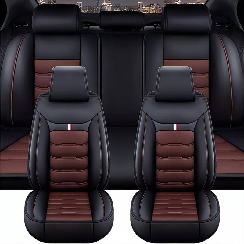 DBCFL Auto Sitzbezüge für Suzuki Vitara 2015 2016 2017 2018 2019 2020 2021 2022 2023 2024 2025, Leder Sitzschoner Komplettset Autositzbezüge Wasserdicht Sitzkissenschutz Protektoren Zubehör,B von DBCFL