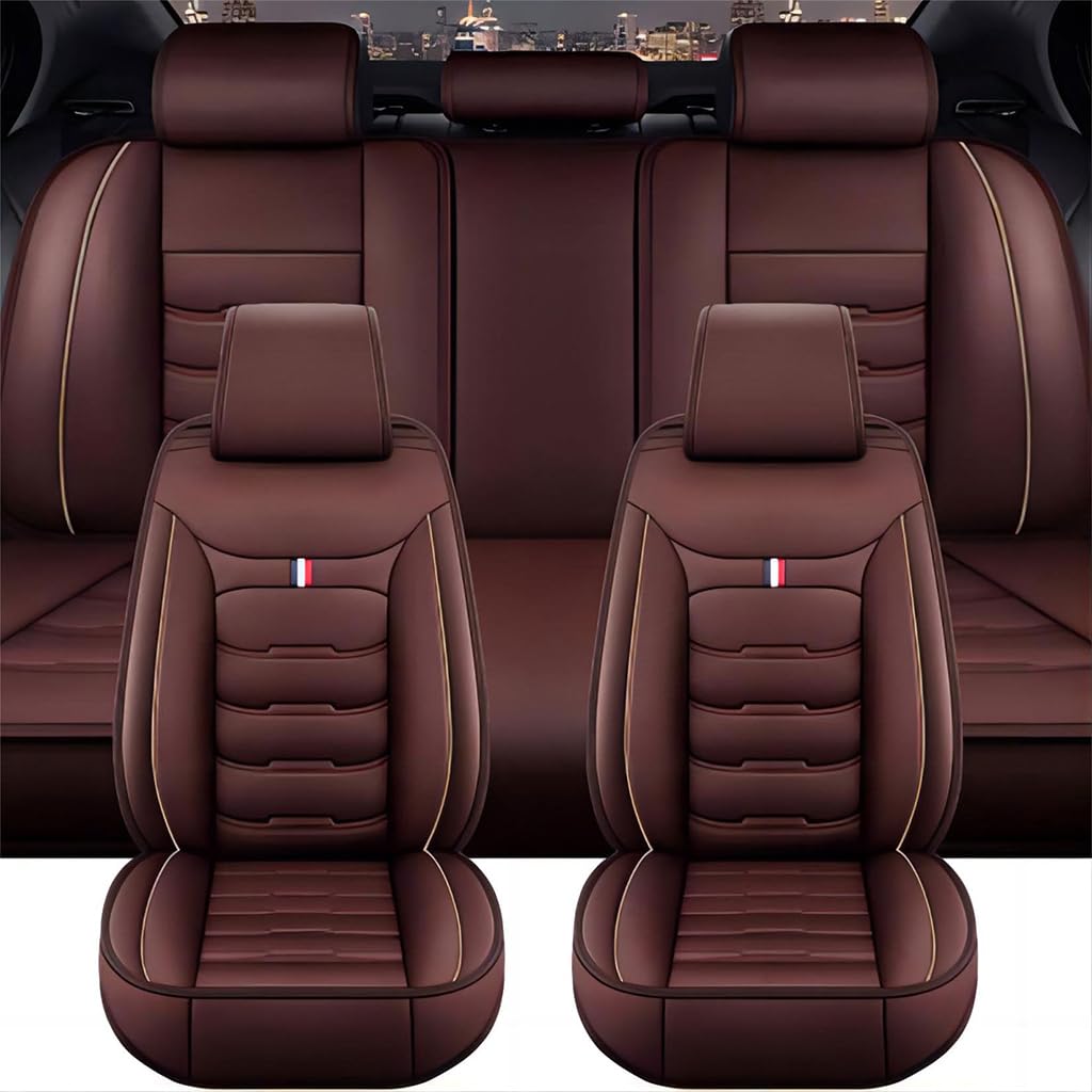 DBCFL Auto Sitzbezüge für Toyota C-HR 2000 2001 2002 2003 2004 2005 2006 2007 2008 2009, Leder Sitzschoner Komplettset Autositzbezüge Wasserdicht Sitzkissenschutz Protektoren Zubehör,D DBCFL Auto Sitzbezüge für Toyota C-HR 2000 2001 2002 2003 2004 2005 2006 2007 2008 2009, Leder Sitzschoner Komplettset Autositzbezüge Wasserdicht Sitzkissenschutz Protektoren Zubehör,D von DBCFL