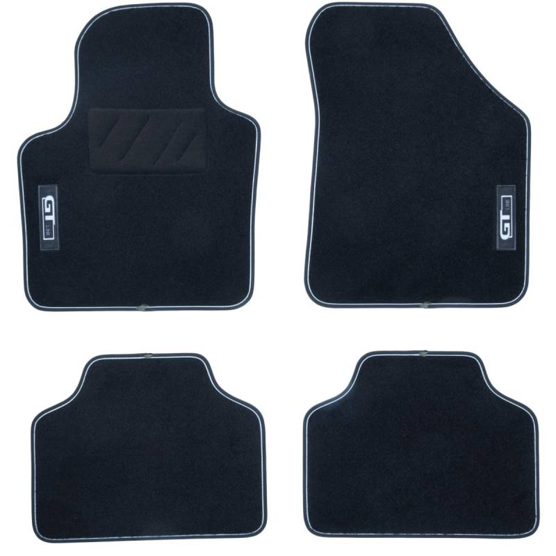 Auto-Fußmatten – passgenau für Golf 7 (ab 2012) – 4-teilig – rutschfeste Fußmatten für Autos von DBS