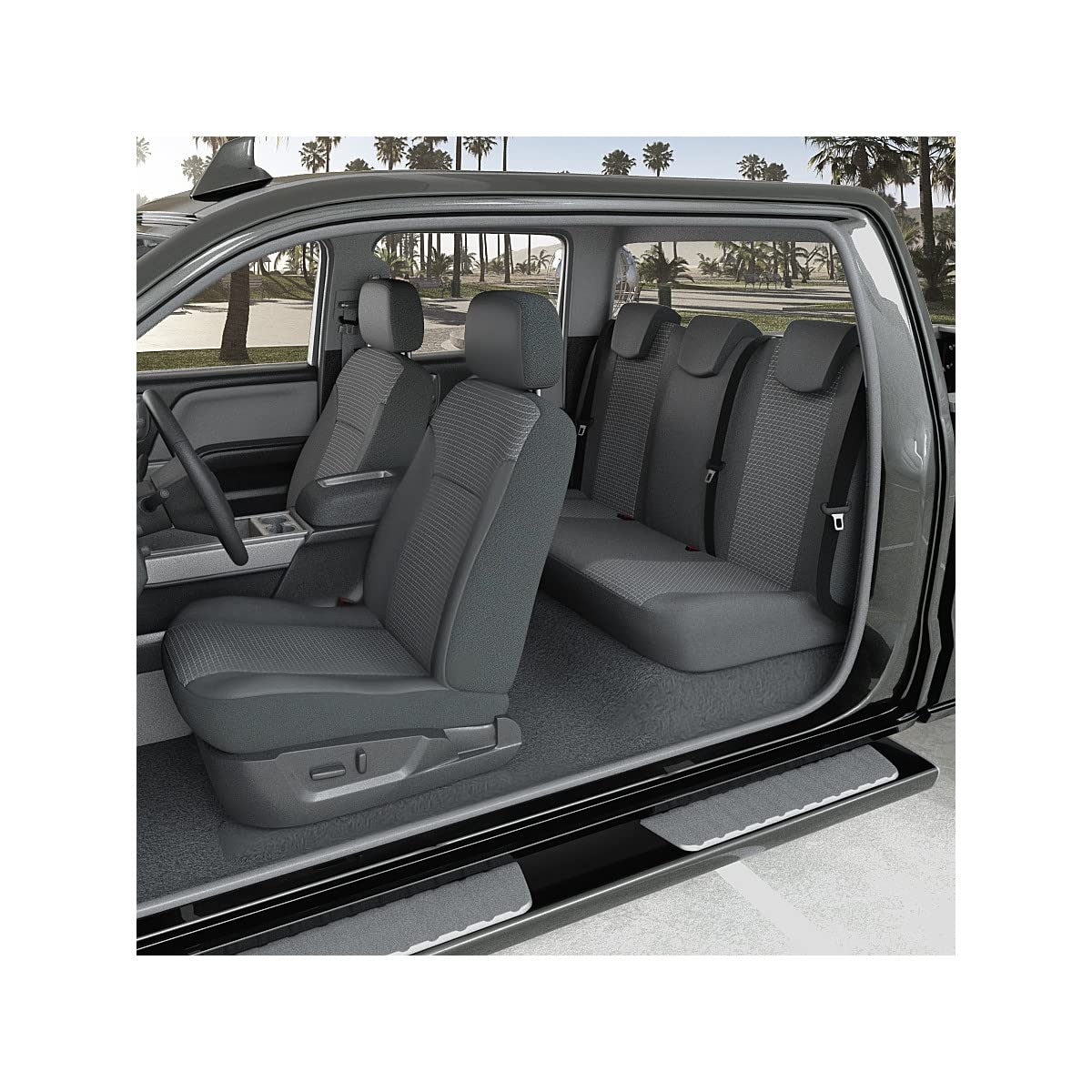 DBS 1012678 Sitzbezug Auto/Pick-Up, für schnelle Montage, kompatibel mit Airbag-Isofix-1012678 von DBS