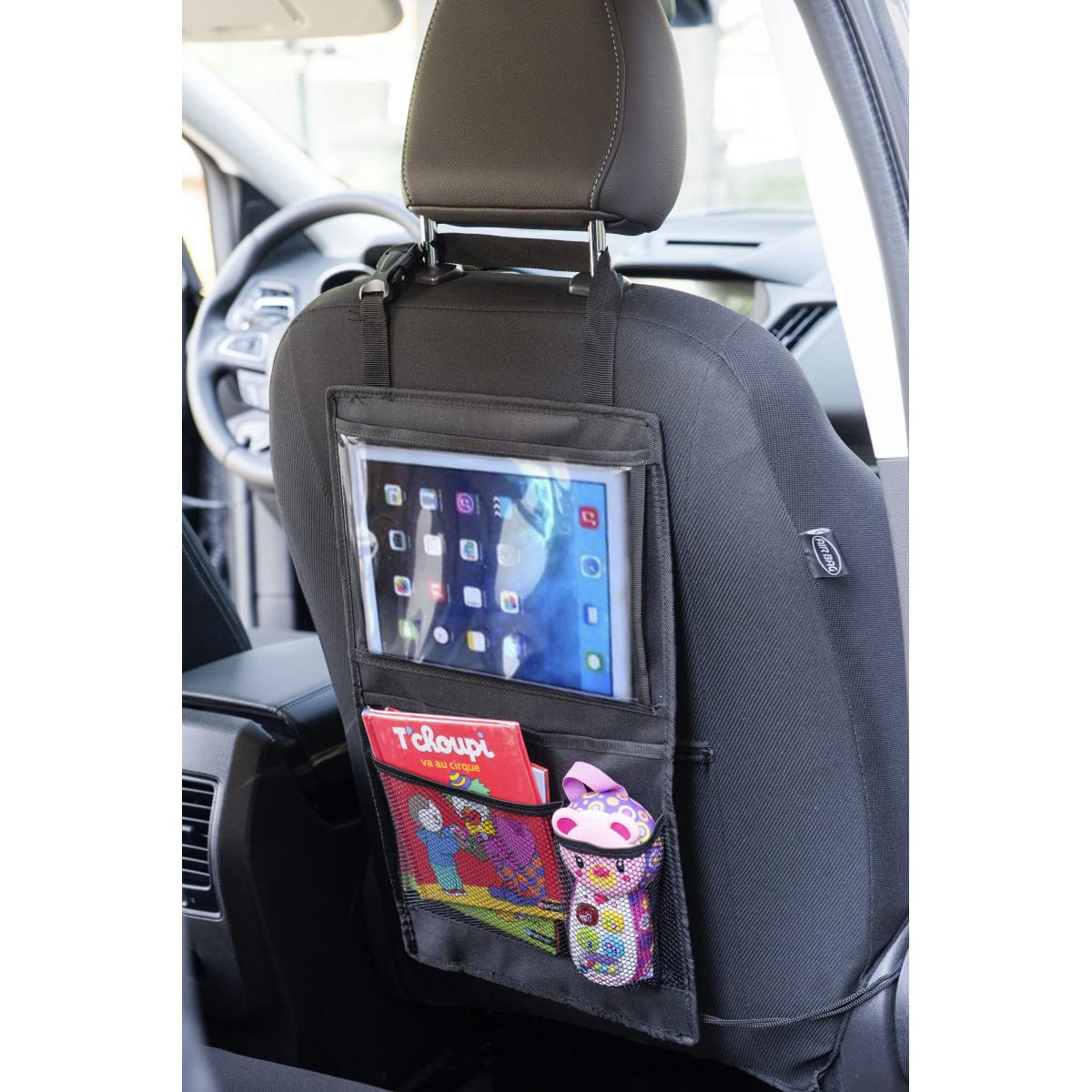 DBS 1013074 Organizer für Kindersitz, Auto/Auto-Aufbewahrung, Zubehör für Tablet und iPad von DBS