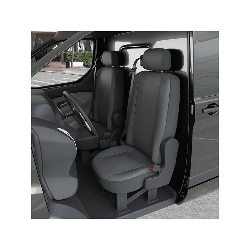 DBS 1013178 Autositzbezüge, Kunstleder, schnelle Montage, kompatibel mit Airbag-Isofix-1013178 von DBS