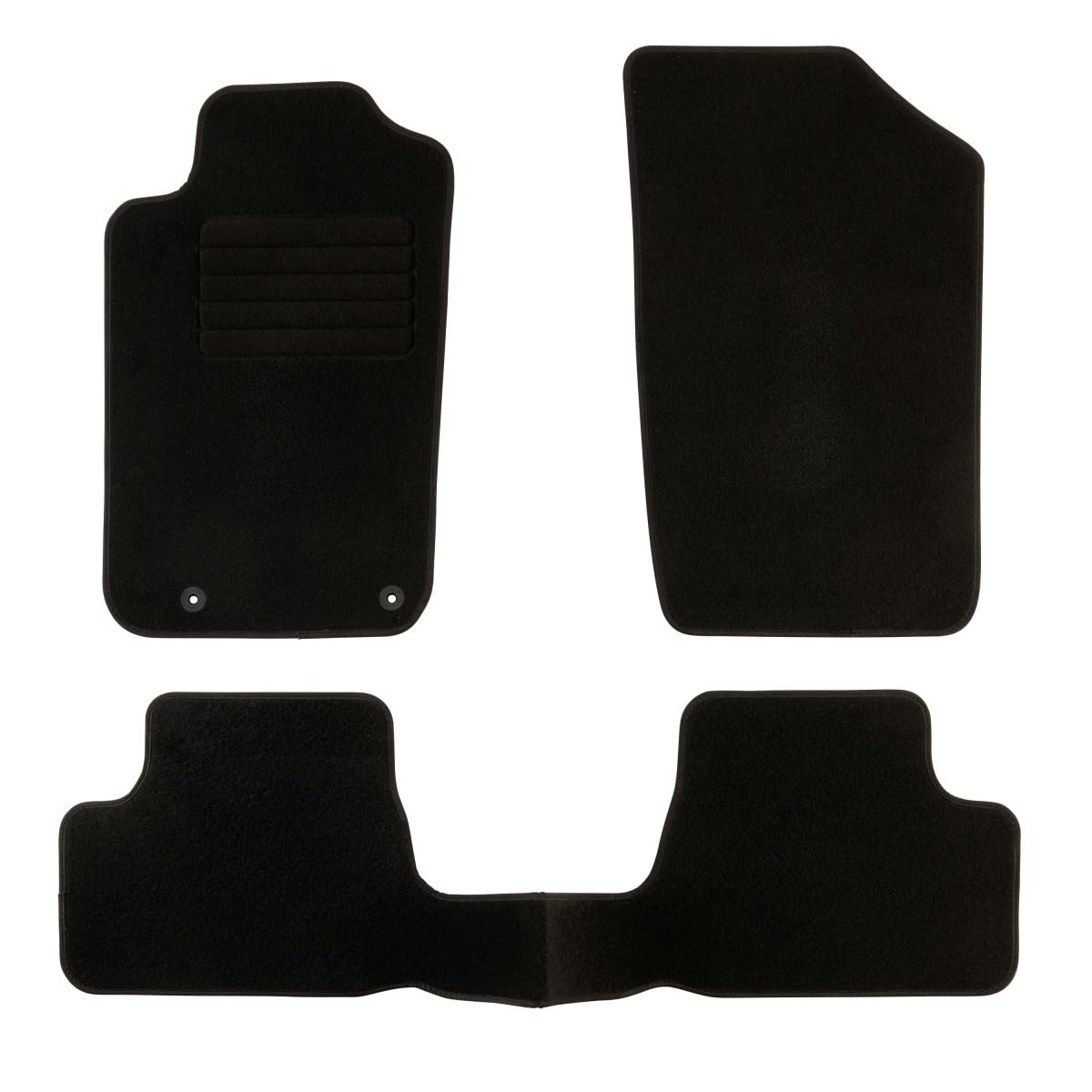 DBS 1763178 Autofußmatte - nach Maß - 3-teilig - Anti Rutsch - schwarzer Nadelfilz 900g/m² - Velours Fertigung - Sortiment Star DBS 1763178 Autofußmatte - nach Maß - 3-teilig - Anti Rutsch - schwarzer Nadelfilz 900g/m² - Velours Fertigung - Sortiment Star von DBS