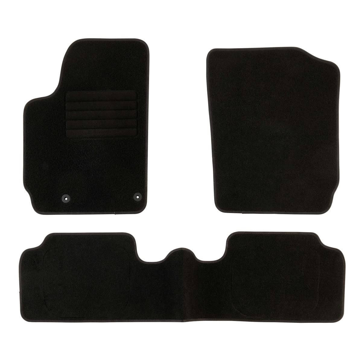 DBS 1763194 Autofußmatte - nach Maß - 3-teilig - Anti Rutsch - schwarzer Nadelfilz 900g/m² - Velours Fertigung - Sortiment Star DBS 1763194 Autofußmatte - nach Maß - 3-teilig - Anti Rutsch - schwarzer Nadelfilz 900g/m² - Velours Fertigung - Sortiment Star von DBS