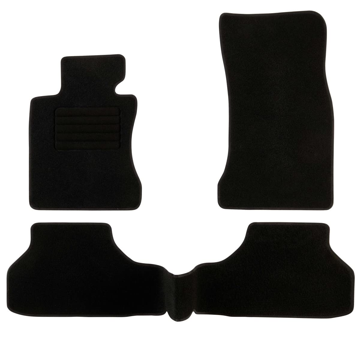 DBS 1763207 Autofußmatte - nach Maß - 3-teilig - Anti Rutsch - schwarzer Nadelfilz 900g/m² - Velours Fertigung - Sortiment Star DBS 1763207 Autofußmatte - nach Maß - 3-teilig - Anti Rutsch - schwarzer Nadelfilz 900g/m² - Velours Fertigung - Sortiment Star von DBS