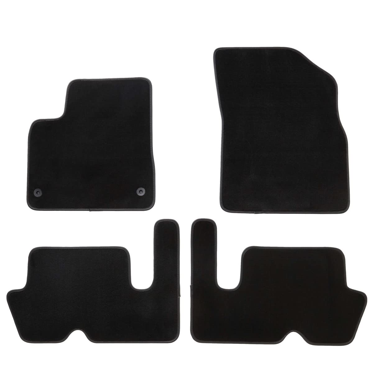 DBS 1763946 Autofußmatte - nach Maß - 3-teilig - Anti Rutsch - hochwertiger Nadelfilz 1000g/m² - Velours Fertigung - Sortiment Luxe DBS 1763946 Autofußmatte - nach Maß - 3-teilig - Anti Rutsch - hochwertiger Nadelfilz 1000g/m² - Velours Fertigung - Sortiment Luxe von DBS