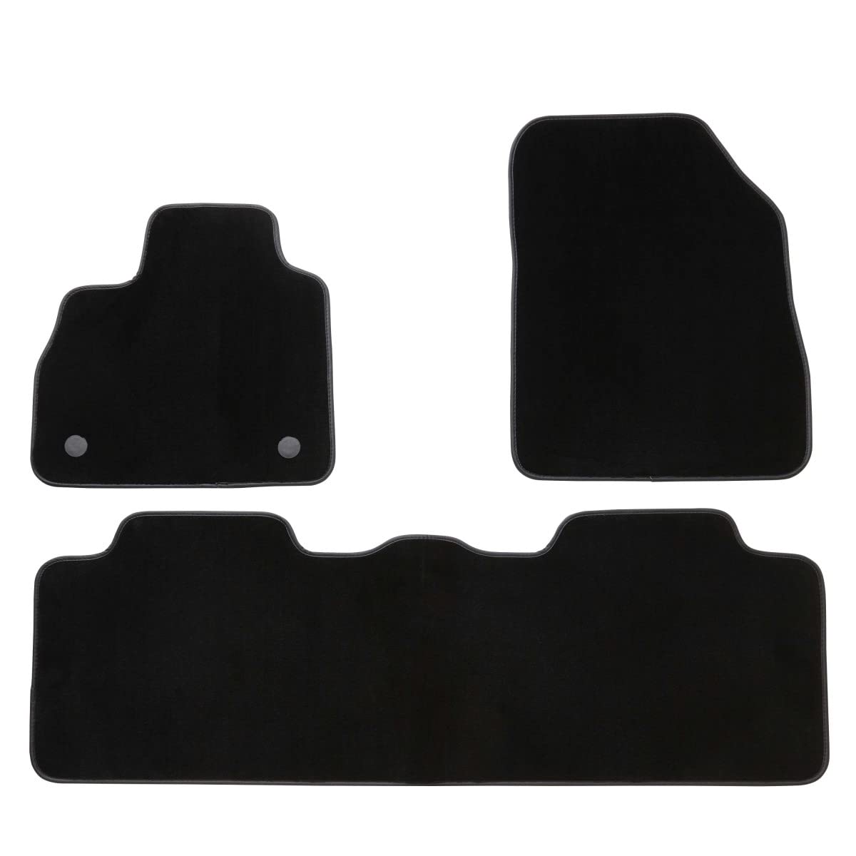 DBS 1765659 Autofußmatte - nach Maß - 3-teilig - Anti Rutsch - hochwertiger Nadelfilz 1000g/m² - Velours Fertigung - Sortiment Luxe DBS 1765659 Autofußmatte - nach Maß - 3-teilig - Anti Rutsch - hochwertiger Nadelfilz 1000g/m² - Velours Fertigung - Sortiment Luxe von DBS