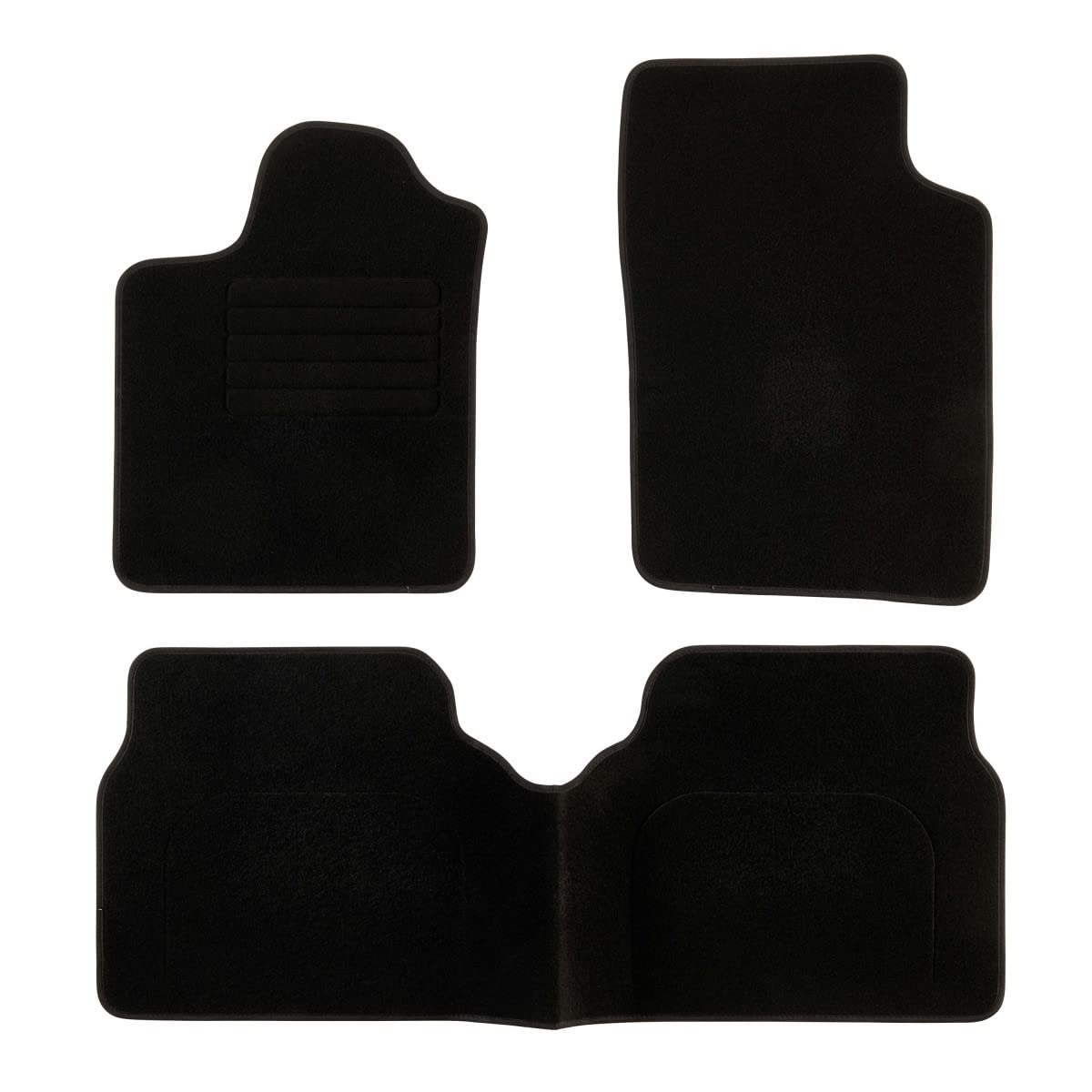 DBS 1763210 Autofußmatte - nach Maß - 3-teilig - Anti Rutsch - schwarzer Nadelfilz 900g/m² - Velours Fertigung - Sortiment Star DBS 1763210 Autofußmatte - nach Maß - 3-teilig - Anti Rutsch - schwarzer Nadelfilz 900g/m² - Velours Fertigung - Sortiment Star von DBS
