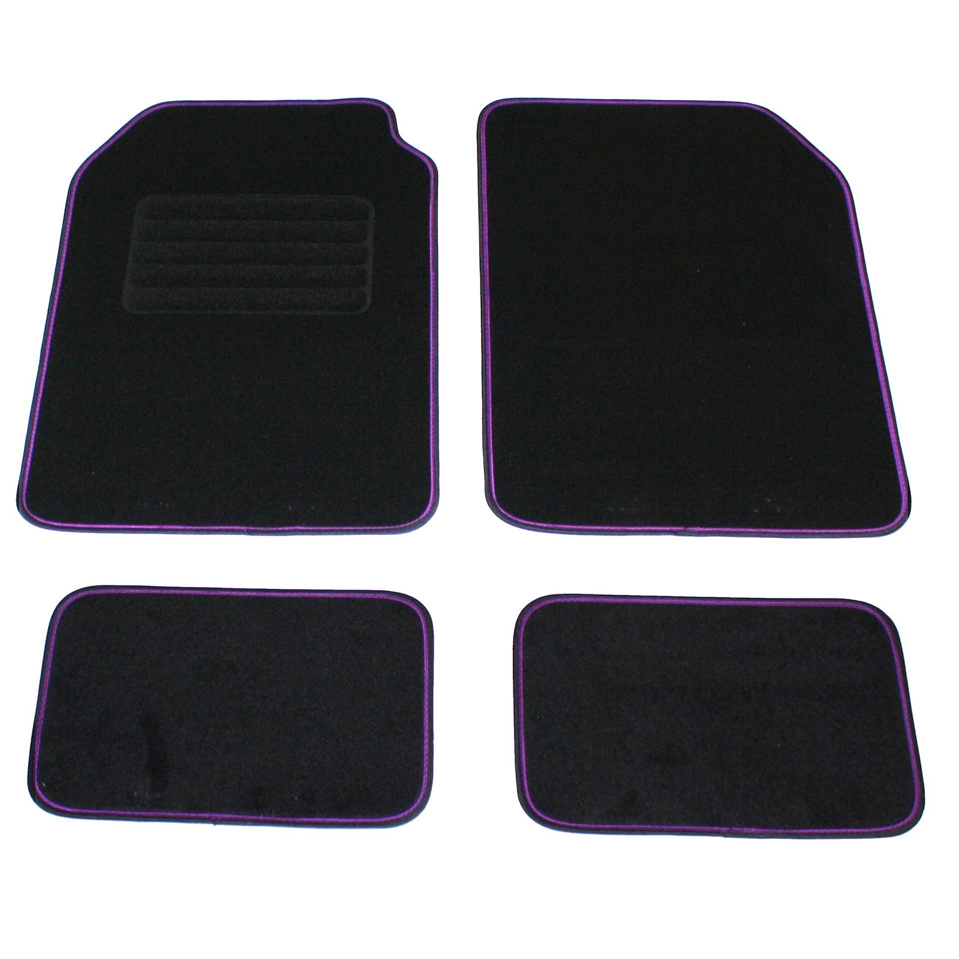 DBS - Autofußmatten - PKW/Auto - 4 - Violett - teilig : Vorne + Hinten - Universal Autofussmatten - rutschfest, Norme DBS - Autofußmatten - PKW/Auto - 4 - Violett - teilig : Vorne + Hinten - Universal Autofussmatten - rutschfest, Norme von DBS