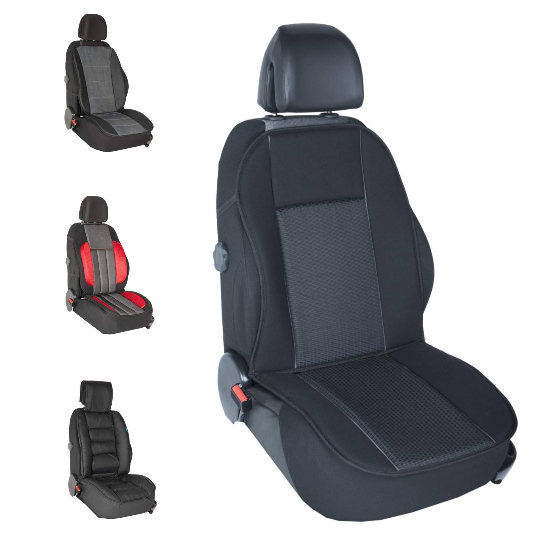 DBS - Autositzauflage - PKW/Auto - Schwarz - Großer Komfort - rutschfest - Kompatibel mit Airbag - Universal von DBS