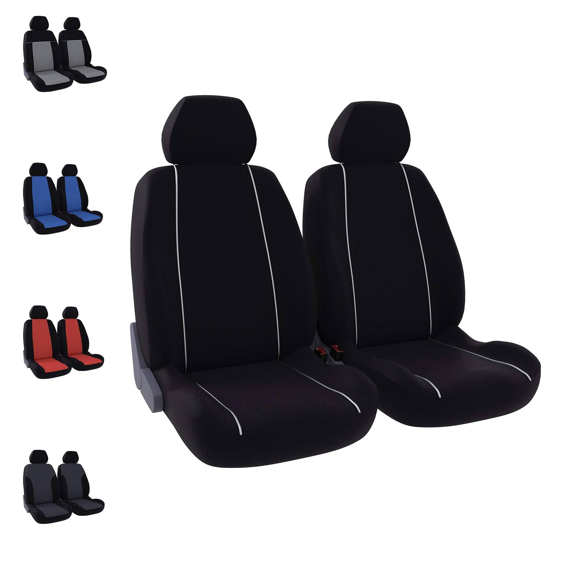 DBS - Autositzbezüge | Schonbezüge - PKW/Auto - Vordersitze - Schwarz und Weiß - Universal - rutschfest - Waschbar DBS - Autositzbezüge | Schonbezüge - PKW/Auto - Vordersitze - Schwarz und Weiß - Universal - rutschfest - Waschbar von DBS