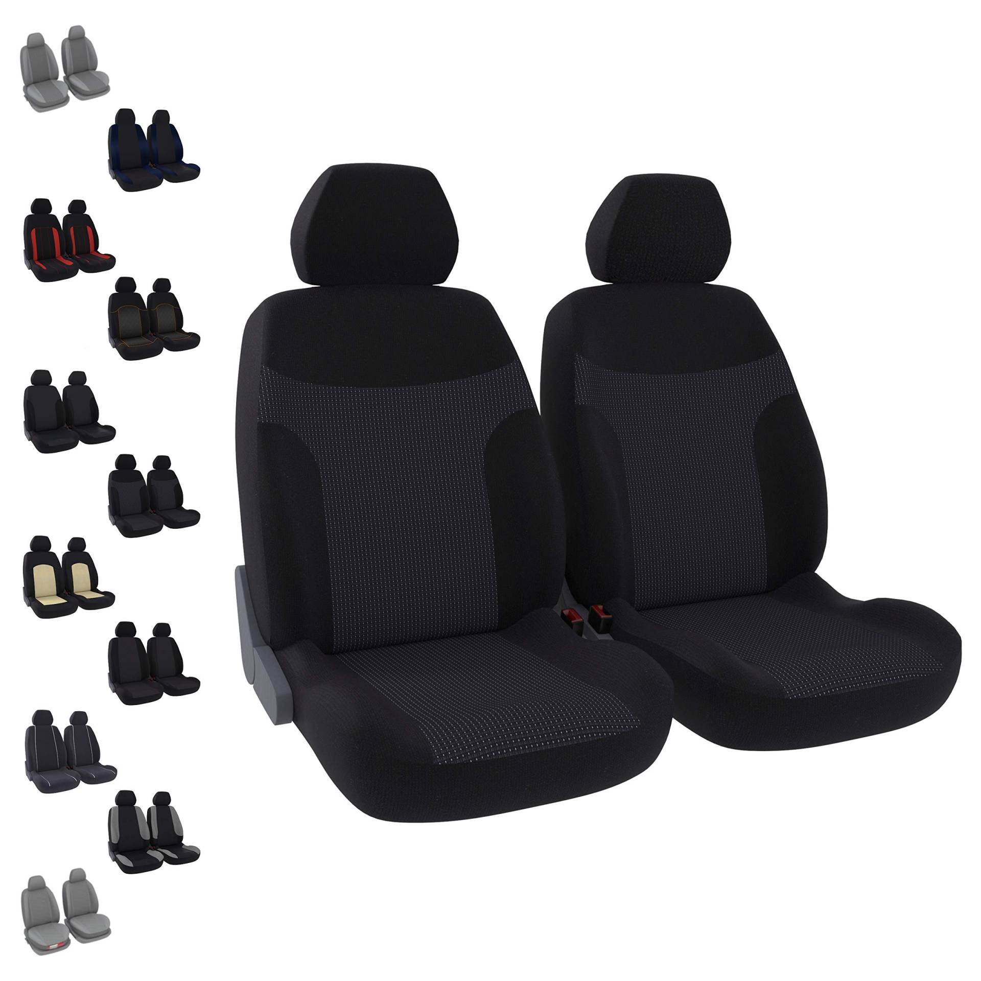 DBS Autositzbezüge Schonbezüge PKW/Auto Vordersitze Schwarz und Weiß Universal rutschfest Waschbar Sitzbezüge DBS Autositzbezüge Schonbezüge PKW/Auto Vordersitze Schwarz und Weiß Universal rutschfest Waschbar Sitzbezüge von DBS