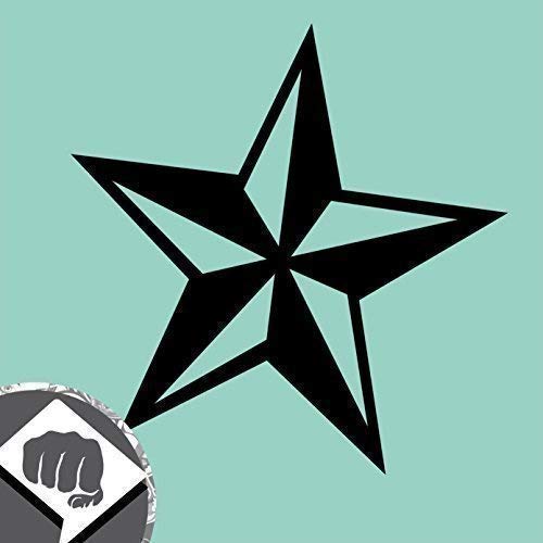 DBSPNCR NAUTISCHER Stern Sticker - Nautical Star US Tattoo Aufkleber - Dub (schwarz) von DBSPNCR