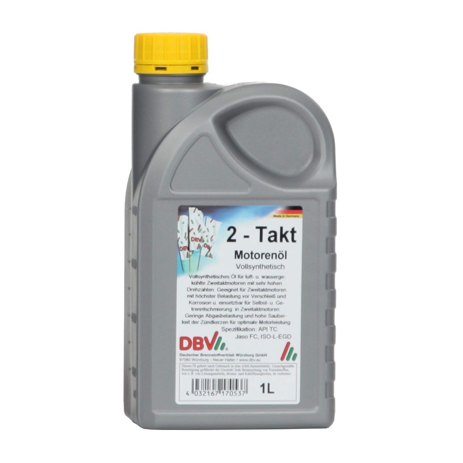 DBV 2-Takt-Öl (vollsynthetisch) 20 x 1-Liter-Dose von DBV