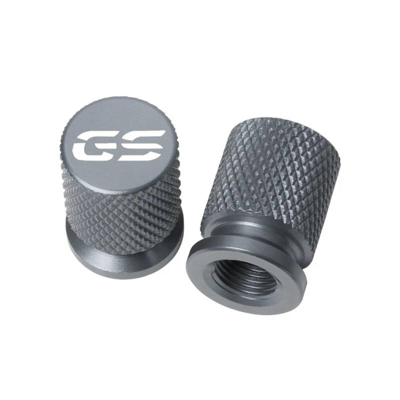 Motorrad-Reifenventilkappe Für R1200GS R1250GS LC ADV 2 Stücke Motorrad Reifen Ventil Air Port Stem Abdeckung Kappe Stecker(Titanium) von DBXPJ