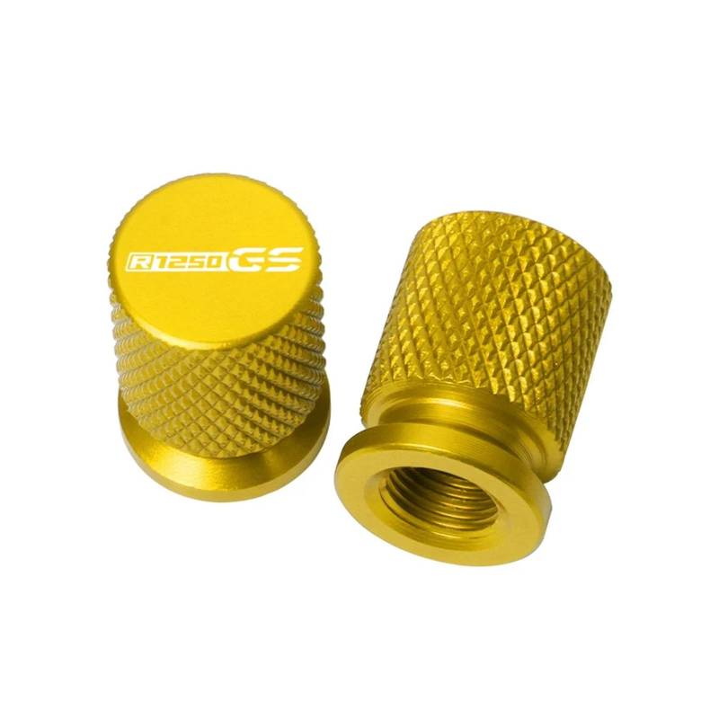 Motorrad-Reifenventilkappe Für R1250GS Adventure LC HP R1250GSA Motorrad-Rad-Reifen-Ventilkappen CNC-luftdichte Abdeckung(Yellow) von DBXPJ