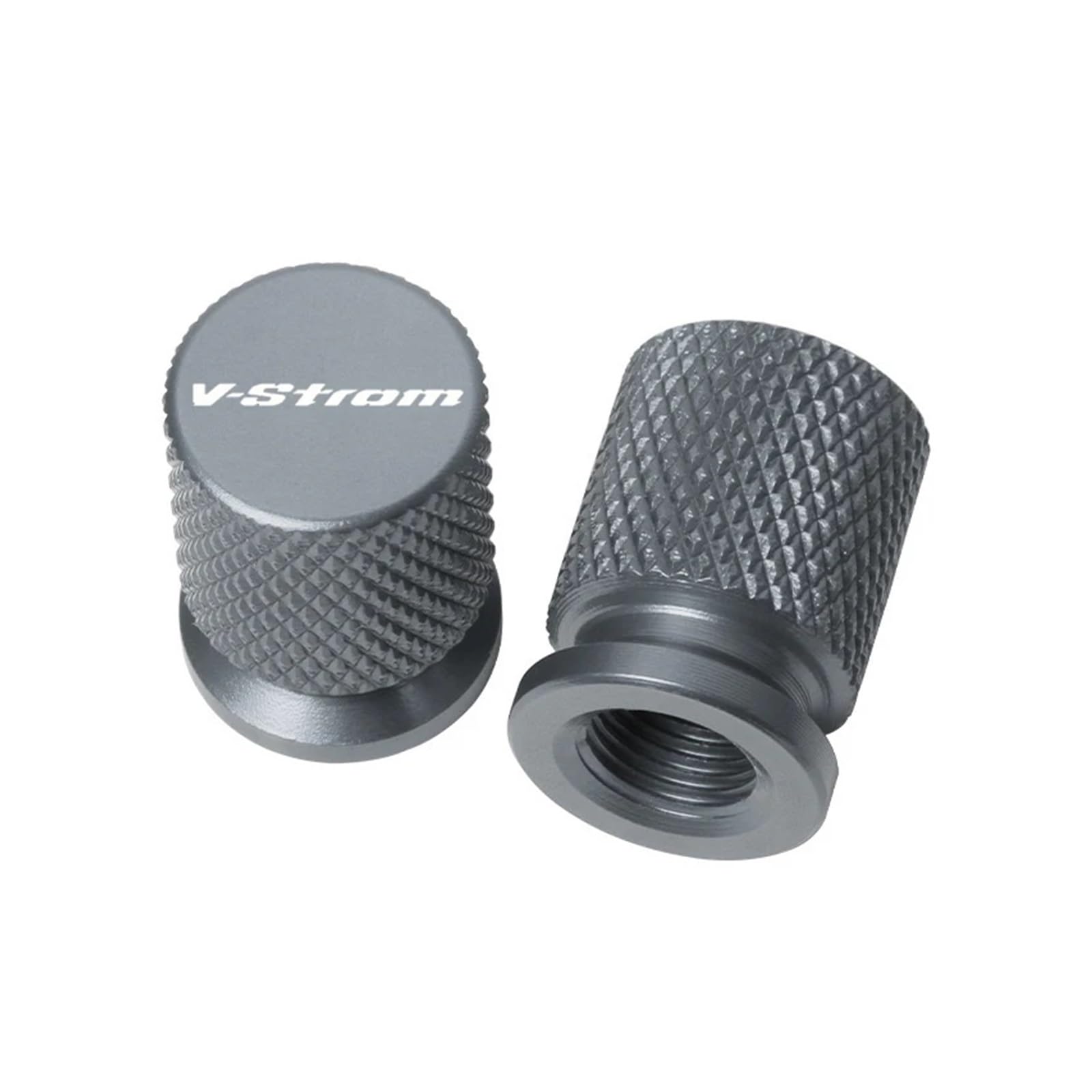 Motorrad-Reifenventilkappe Für Suzuki V-Strom DL650 Vstrom XT 2011-2023 Motorrad Reifen Ventil Air Port Stem Abdeckung Caps(Titanium) von DBXPJ