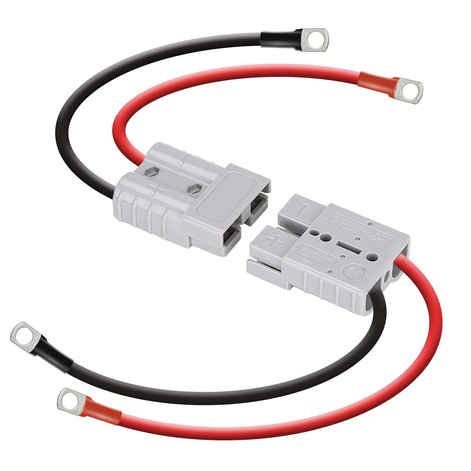 DCHOUSE 2 Stück Batterieanschluss Stecker kit 50A mit 7AWG 30cm Kabel Batterie,Wasserdichter Batterieanschluss für Lifepo4 Batterie,Elektroauto,Wohnmobil,Golfwagen, Rasenmäher DCHOUSE 2 Stück Batterieanschluss Stecker kit 50A mit 7AWG 30cm Kabel Batterie,Wasserdichter Batterieanschluss für Lifepo4 Batterie,Elektroauto,Wohnmobil,Golfwagen, Rasenmäher von DCHOUSE