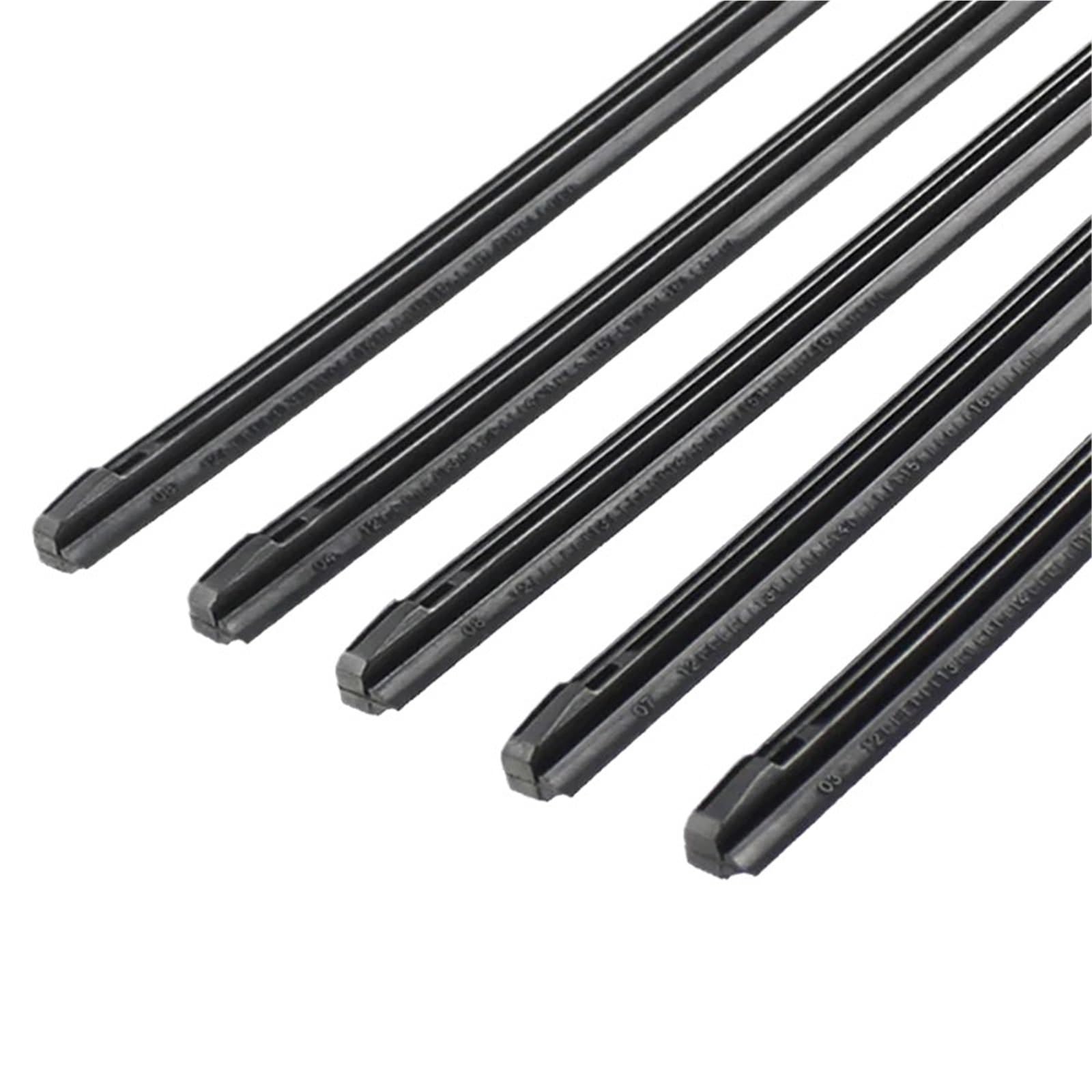 1 stücke Auto Fahrzeug Einsatz Gummi/Silikon Refill Streifen Wischer Klinge 8mm 14 "16" 17 "18" 19 "20" 21 "22" 24 "26" 28 "Auto Zubehör(Red,1pcs 26 inch) von DCJJLWIG
