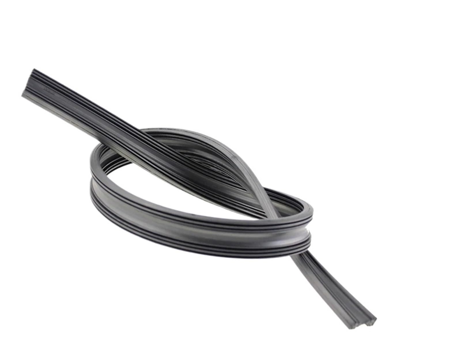 2 STÜCKE Fahrzeug-Windschutzscheibeneinsatz Naturkautschuk Auto-Wischerblattstreifen (Nachfüllpackung) 6mm 26"28"30"32" Rahmenloses Wischerzubehör(32 inch 800mm) von DCJJLWIG