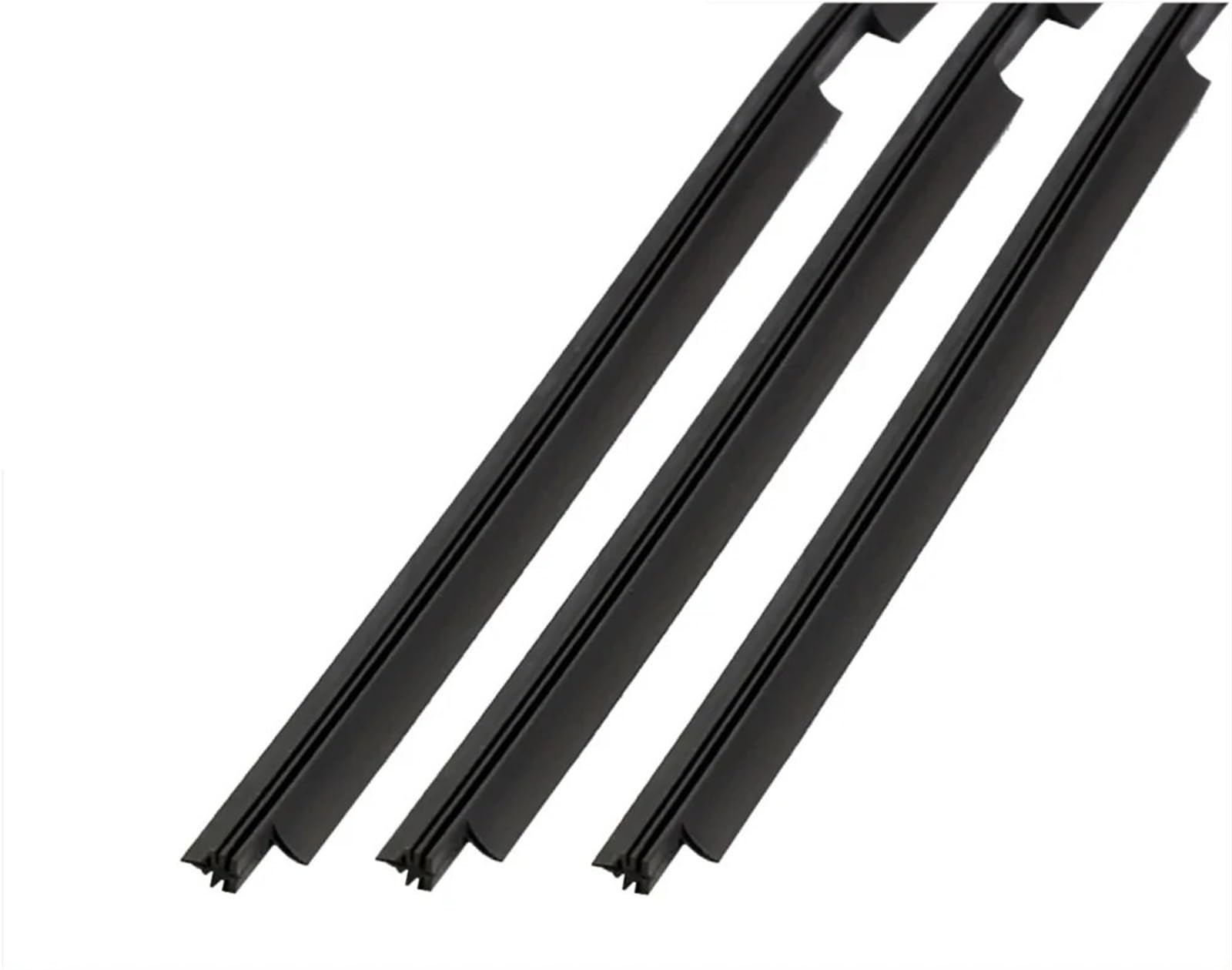 2 Stück Auto-Einsatzstreifen aus weichem Naturkautschuk (Nachfüllpackung) for Wischerblätter vom Typ Valeo 14"16"17"18"19"20"21"22"24"26"28"(2pcs 19 inch 475mm) von DCJJLWIG